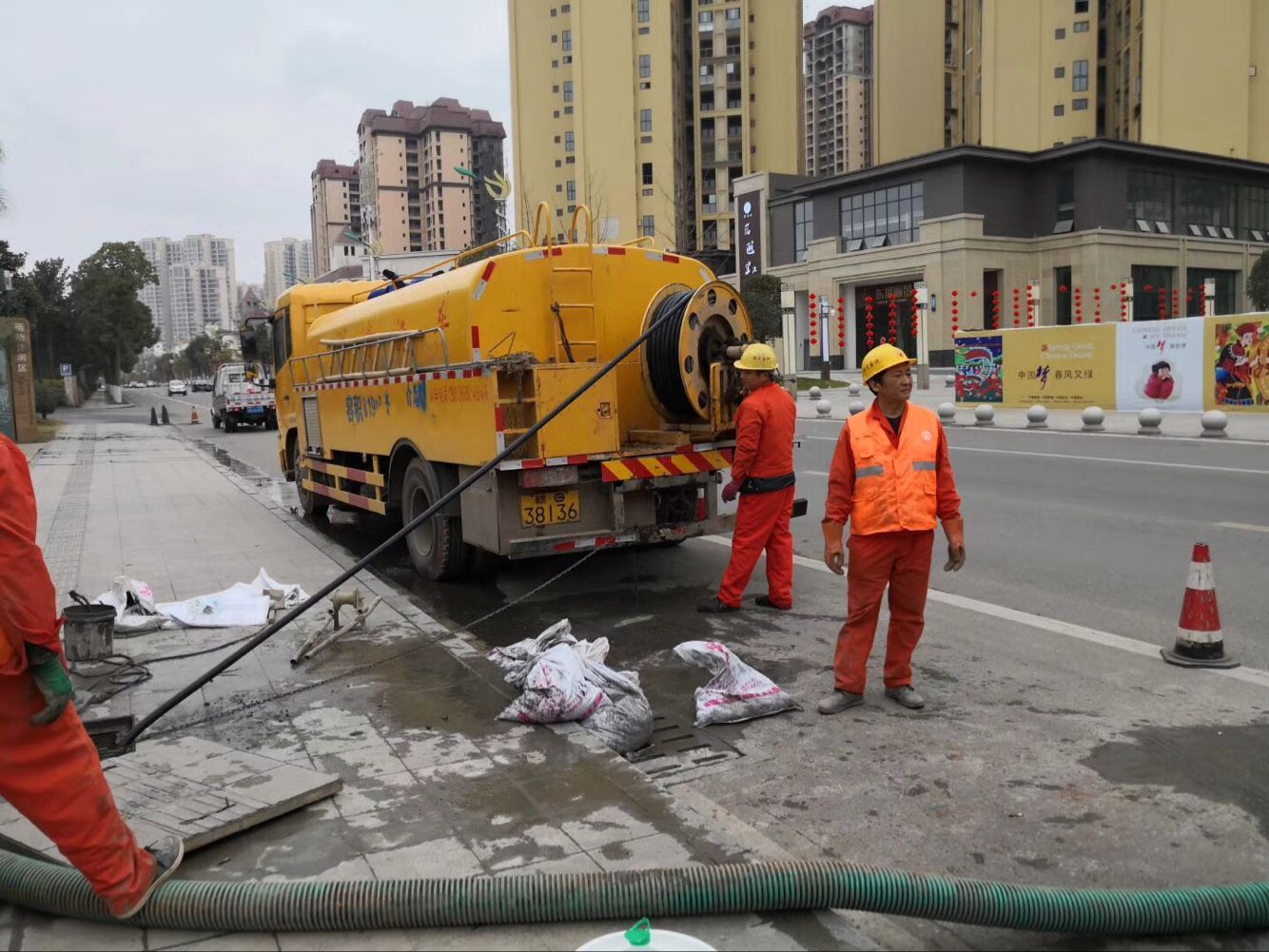 沽源排污管道清淤-管道清洗