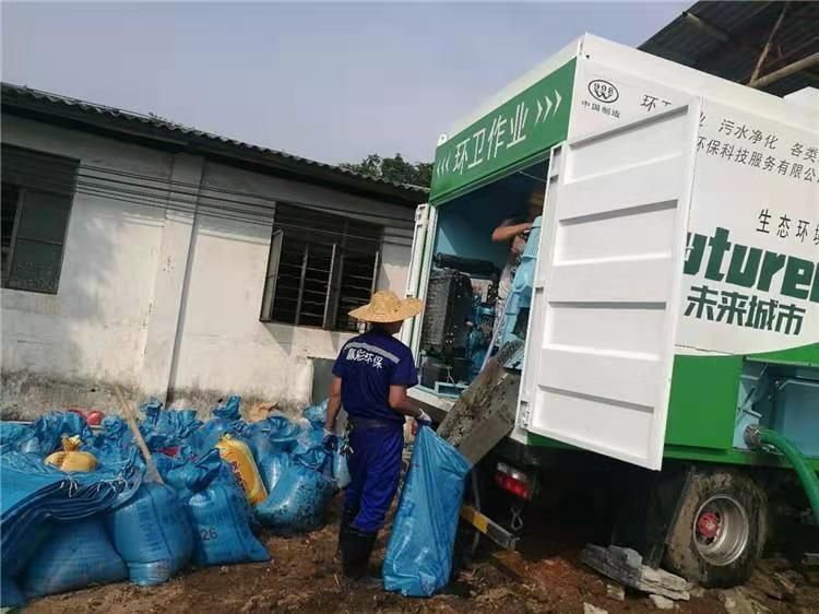 沽源工业污泥压干处理